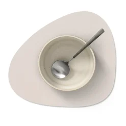 Discount LIND DNA Nupo placemat curve S, Soft nude Beige