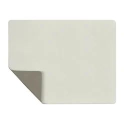 Placemats^LIND DNA Nupo placemat reversible square L 1 pc, Linen-Flint Grey