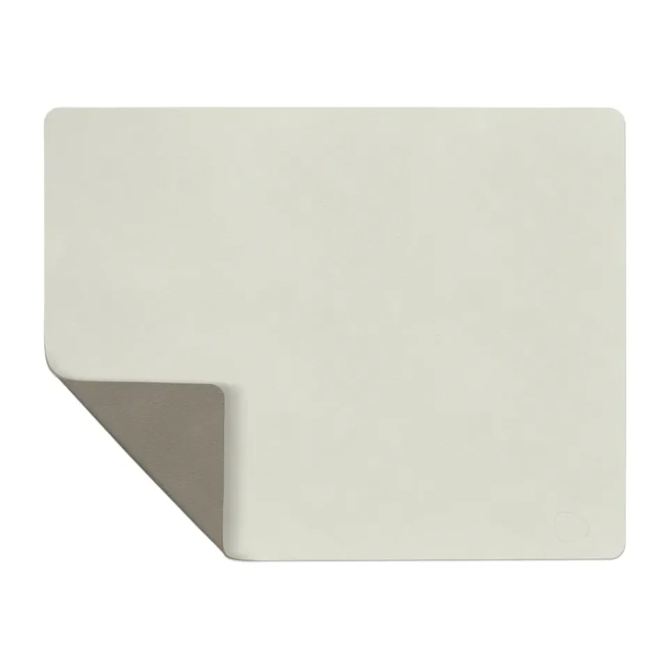 Placemats^LIND DNA Nupo placemat reversible square L 1 pc, Linen-Flint Grey