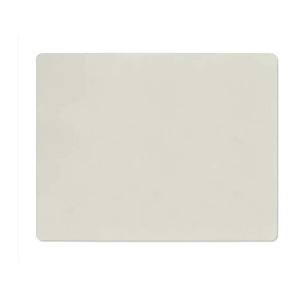 Placemats^LIND DNA Nupo placemat reversible square L 1 pc, Linen-Flint Grey