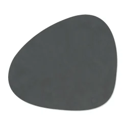 Placemats^LIND DNA Nupo placemat reversible curve L 1 pc, anthracite-light Grey