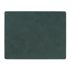 Placemats^LIND DNA Nupo placemat reversible square L 1 pc, Dark -olive Green