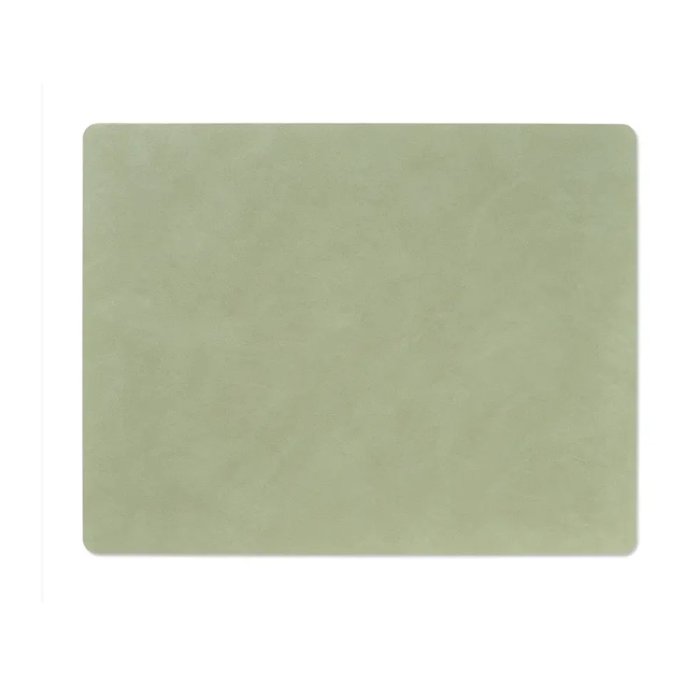 Placemats^LIND DNA Nupo placemat reversible square L 1 pc, Dark -olive Green