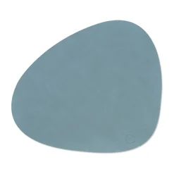 Discount LIND DNA Nupo placemat reversible curve L 1 pc, light blue-light grey BlueGrey