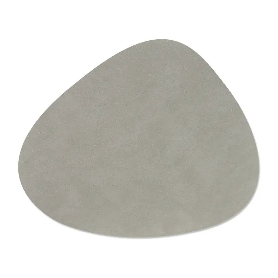 Discount LIND DNA Nupo placemat reversible curve L 1 pc, light blue-light grey BlueGrey