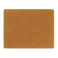 New LIND DNA Nupo placemat square L, Burned curry Yellow