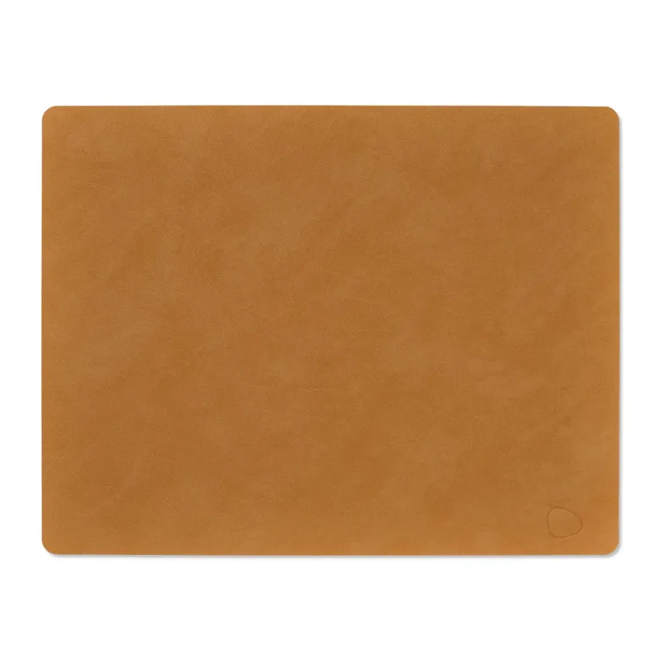 New LIND DNA Nupo placemat square L, Burned curry Yellow