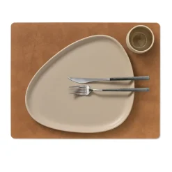 Discount LIND DNA Nupo placemat square L, Nature BeigeBrown