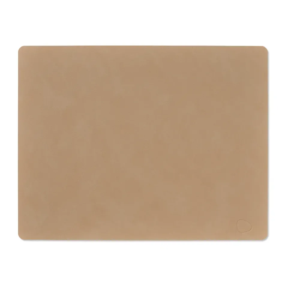 Placemats^LIND DNA Nupo placemat square L, Nougat Brown