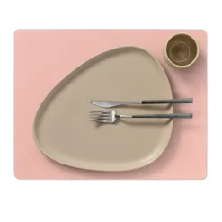 Placemats^LIND DNA Nupo placemat square L, rosa Pink
