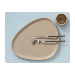 LIND DNA Nupo placemat square L, Soft sky Blue
