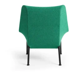 Armchairs & Footstools|Chairs^HAY O2 Lounge Chair armchair, Soft -black lacquered steel Green