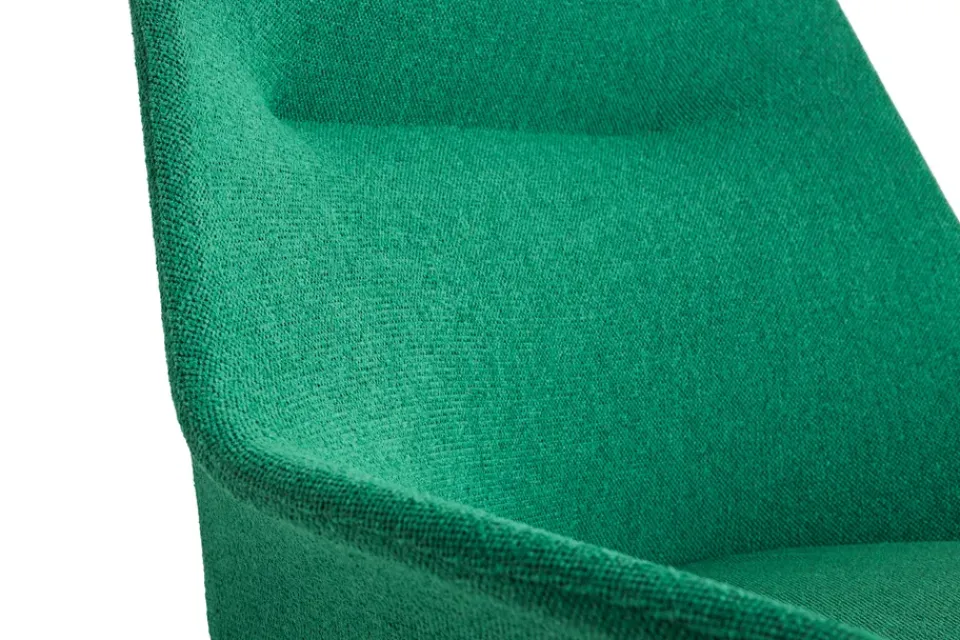 Armchairs & Footstools|Chairs^HAY O2 Lounge Chair armchair, Soft -black lacquered steel Green