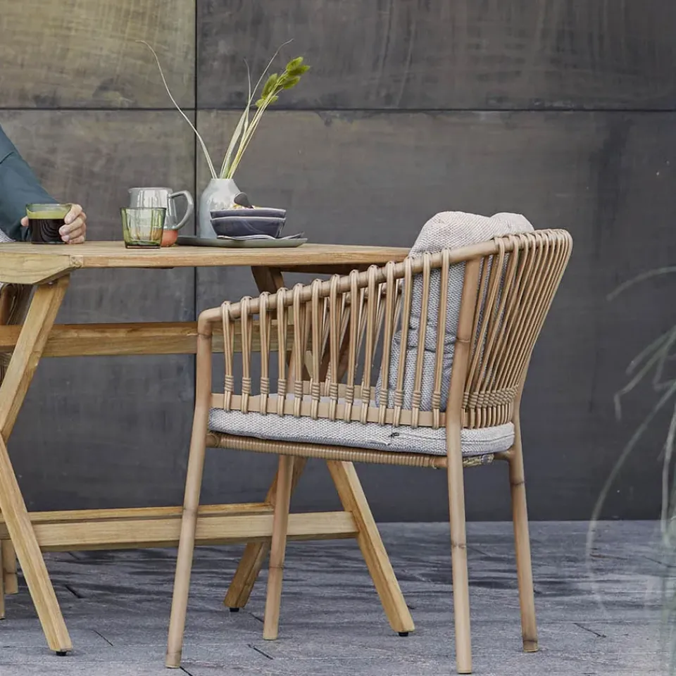 Seating^Cane-line Ocean armchair aluminum, Natural Beige