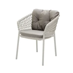 Online Cane-line Ocean/Basket/Moments cushion set chair, Natté taupe Beige