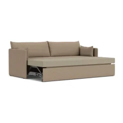 Outlet Audo Copenhagen Offset sofa bed 3 seater, Logan Flint Beige