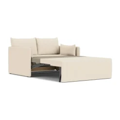 Online Audo Copenhagen Offset sofa bed 2 seater, Logan jasmine White
