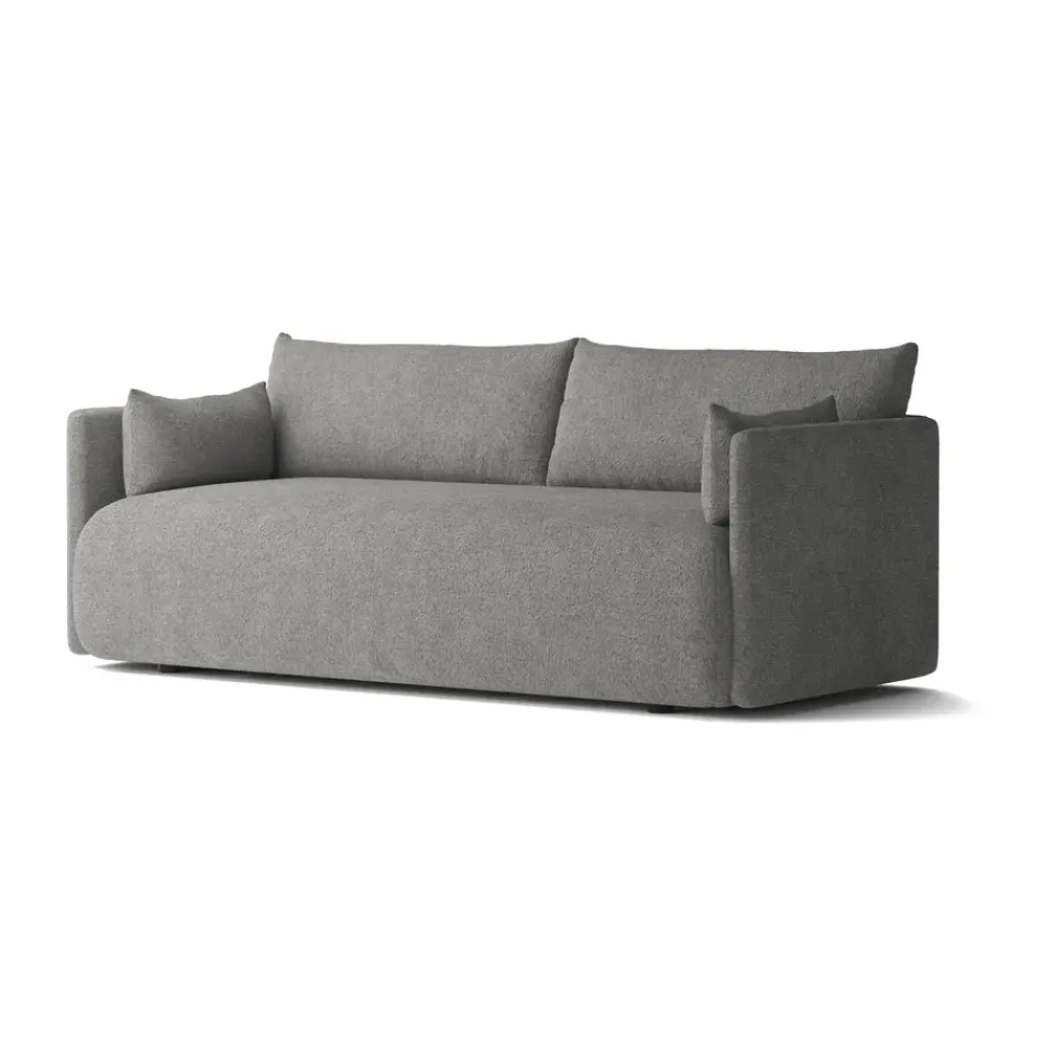Sofas^Audo Copenhagen Offset sofa 2-seats, Audo Bouclé 16 Dark Grey
