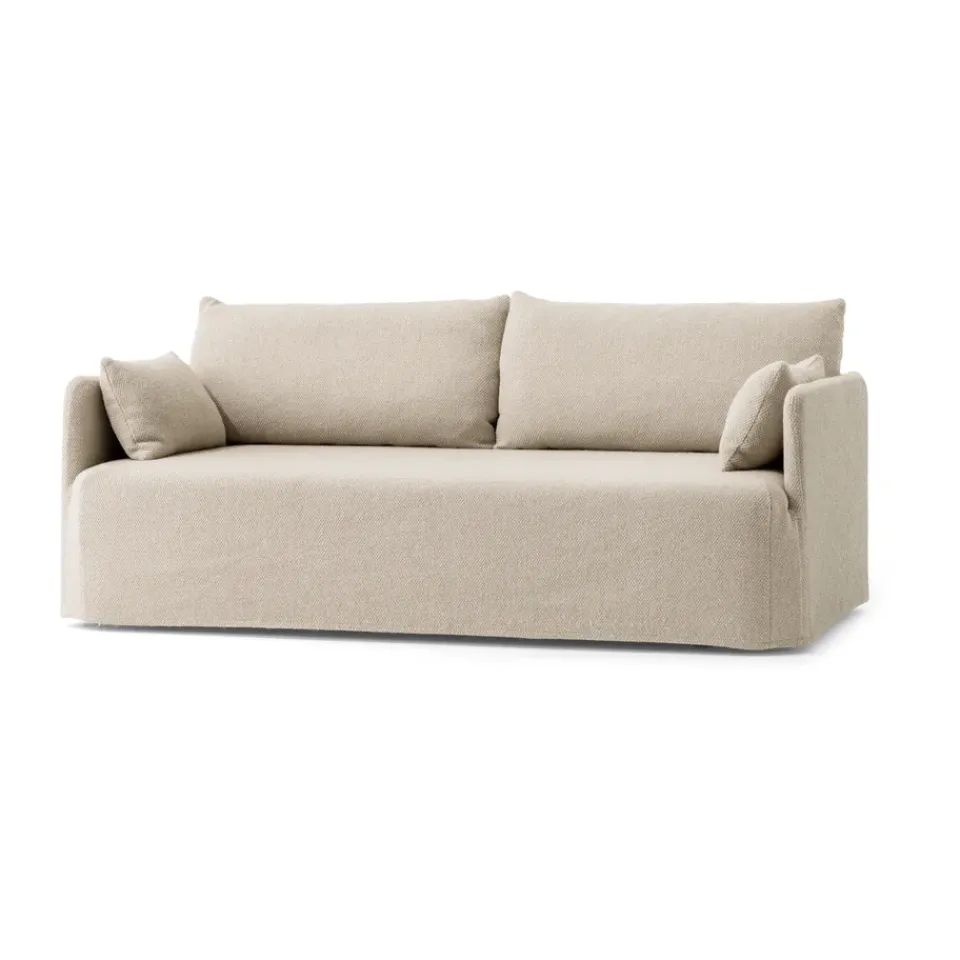 Hot Audo Copenhagen Offset sofa 2-seats, Logan Sand Beige