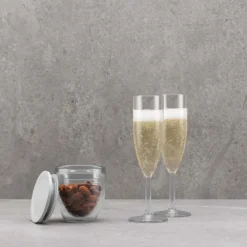 Sale Bodum Oktett champagne glass 6-pack, 12 cl Transparent