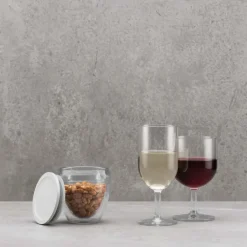 Plastic Glasses|Wine Glasses^Bodum Oktett white wine glass 6-pack, 23 cl Transparent