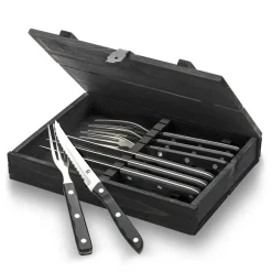 Steak Knives|Cutlery Sets^Gense Old Farmer cutlery 8 pieces, 8 pcs Black