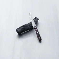 Steak Knives^Gense Old Farmer table knife, wood-stainless steel BrownSilver-coloured