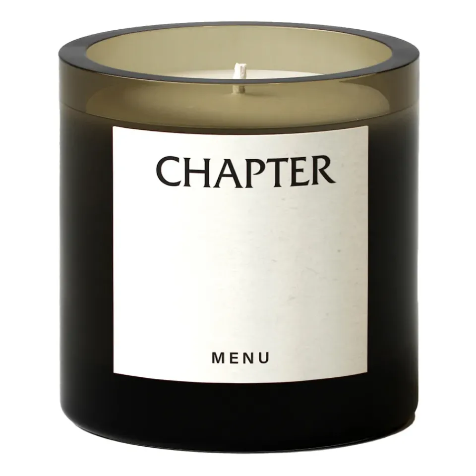 Scented Candles & Diffusers^Audo Copenhagen Olfacte scented candle Chapter, 79 g GreyGreenBrown