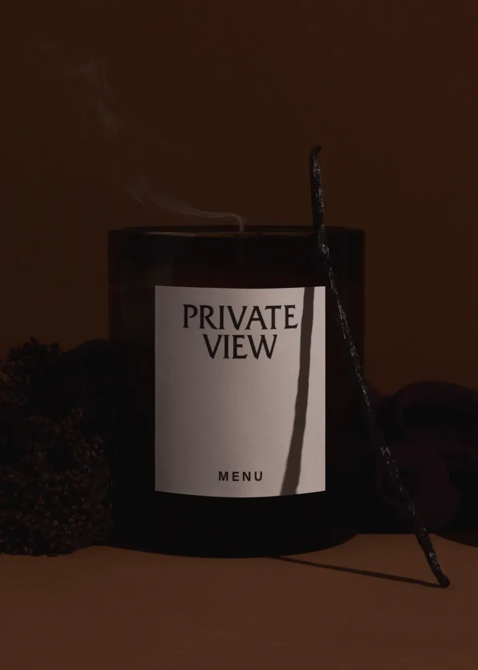 Hot Audo Copenhagen Olfacte scented candle Private View, 79 g GreyGreenBrown