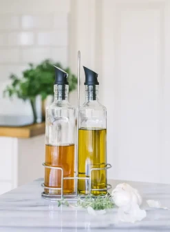 Bottles, Pourers & Drizzlers^Dorre Olive oil vinegar set 35 cl, Glass Transparent