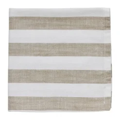 Linen & Cotton Napkins^Lene Bjerre Olivia cotton napkin 40x40 cm, Off white-linen WhiteBeige