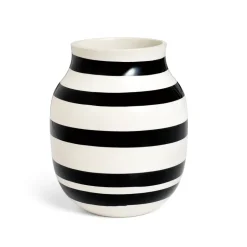 Online Kähler Omaggio vase medium, Black