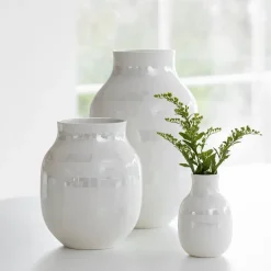 Vases^Kähler Omaggio vase pearl, medium White