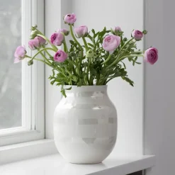 Vases^Kähler Omaggio vase pearl, medium White