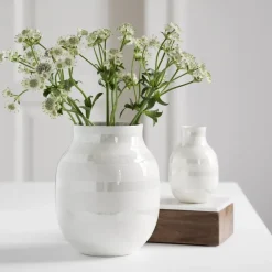 Vases^Kähler Omaggio vase pearl, medium White