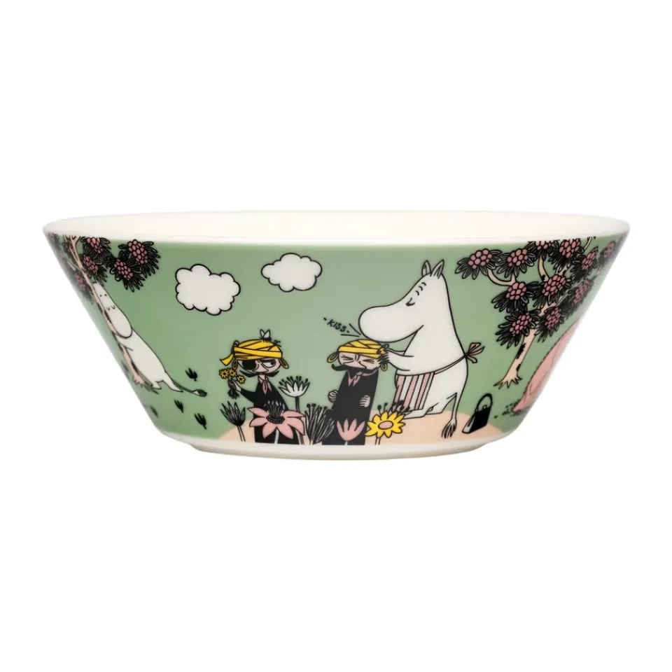Hot Moomin Arabia Omtanke Moomin Bowl, Ø15 cm Green