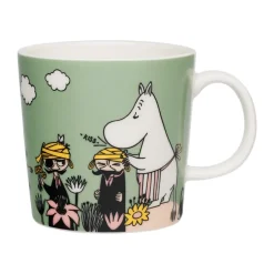 Moomin Mugs^Moomin Arabia Omtanke Moomin mug, 30 cl Green