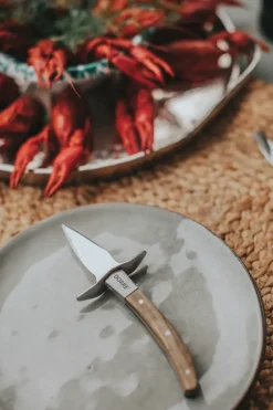 New Dorre Ona oyster knife, Acacia Brown