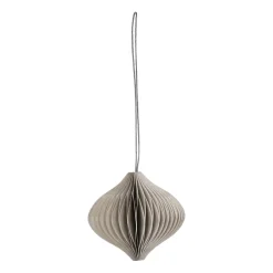 Christmas Decorations^Scandi Living Onion baubles 4-pack, Beige