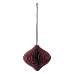 Christmas Decorations^Scandi Living Onion baubles 4-pack, Red