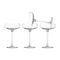Champagne Glasses^Byon Opacity champagne coupe 30 cl 4-pack, Clear Transparent