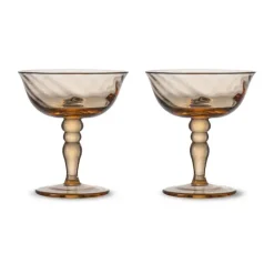 Discount Byon Opacity Italian champagne coupe 15 cl 2-pack, Peach Orange