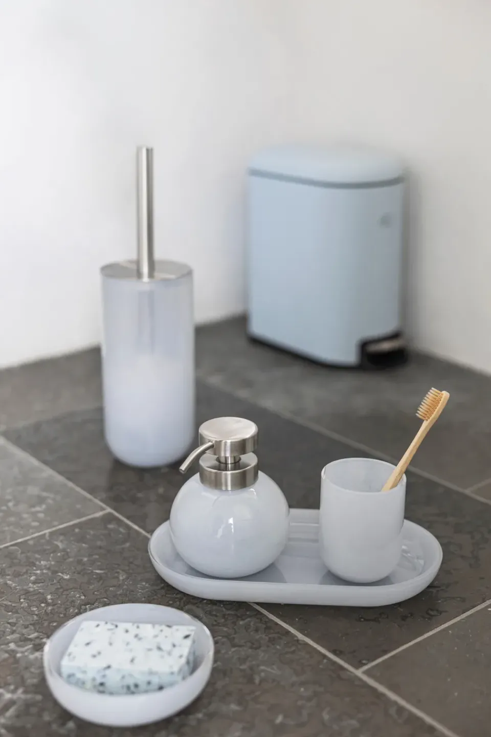 Toothbrush Holders^Mette Ditmer Opal toothbrush holder, Light Blue
