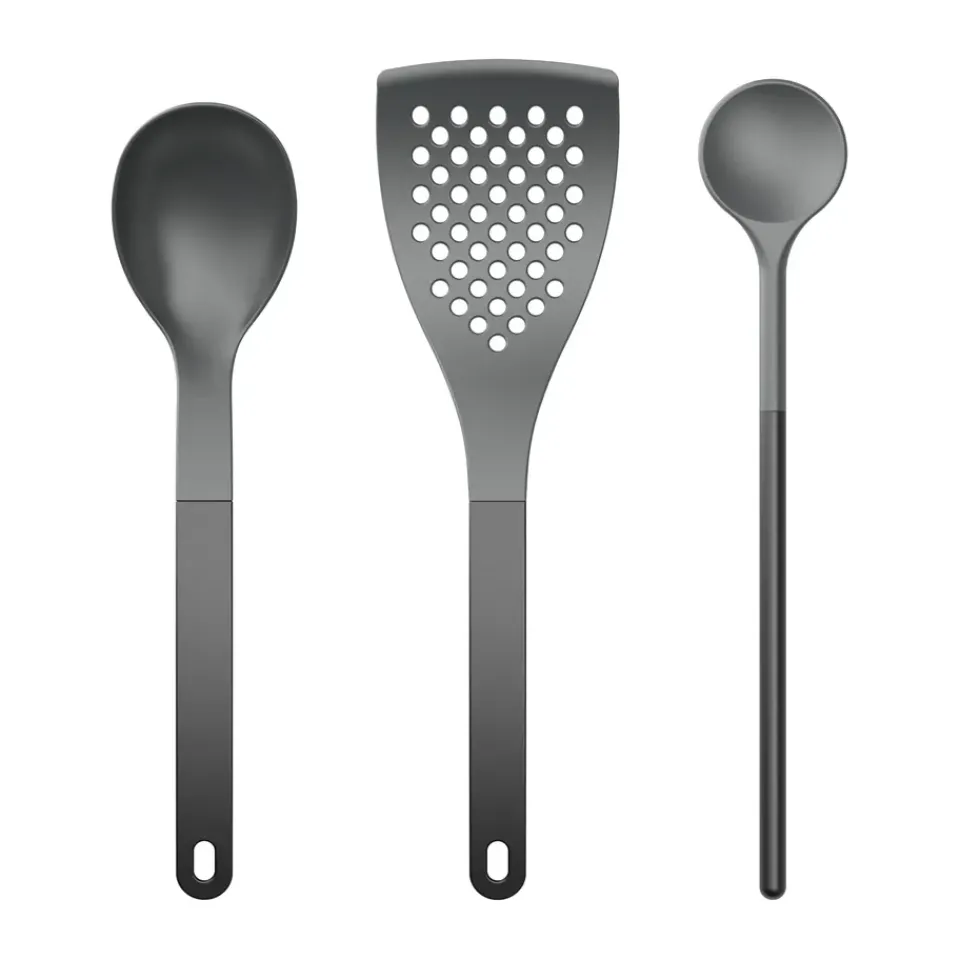 Discount Rosti Optima kitchen utensils 1 3 pieces, nylon Black