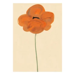 Posters^Paper Collective Orange Vallmo poster, 30x40 cm PinkRed
