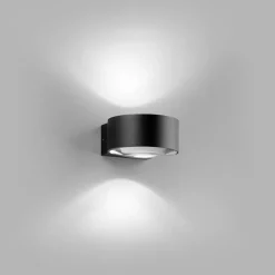 Wall Lights^Light-Point Orbit W1 wall lamp, , 3000 kelvin Black
