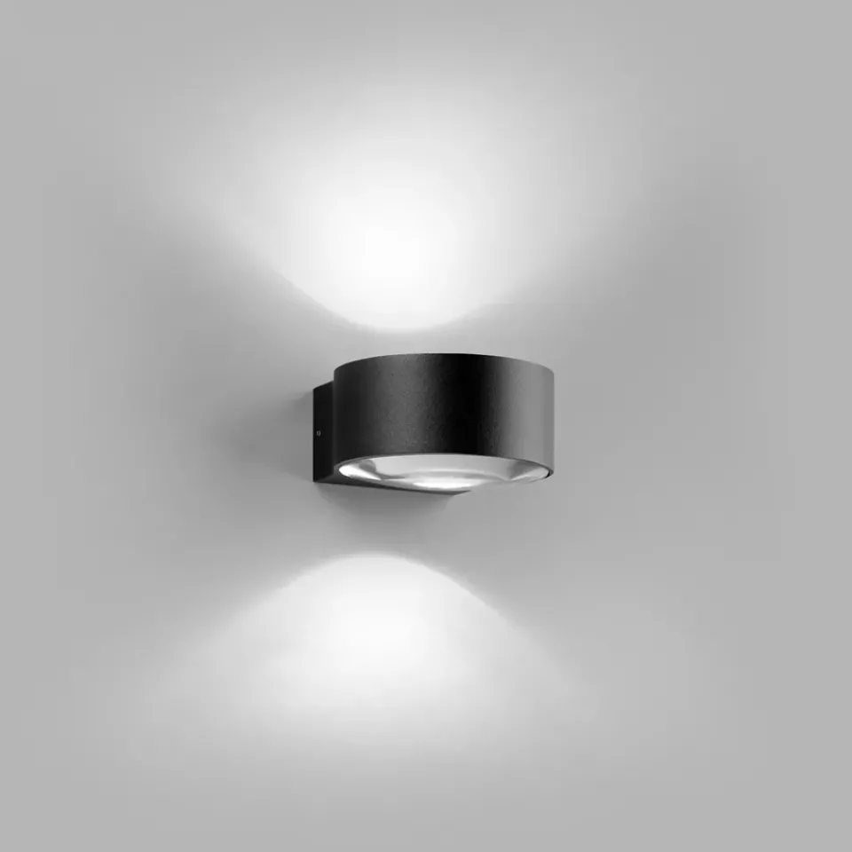 Wall Lights^Light-Point Orbit W1 wall lamp, , 3000 kelvin Black