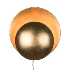 Globen Lighting Orbit wall lamp, gold Gold-coloured