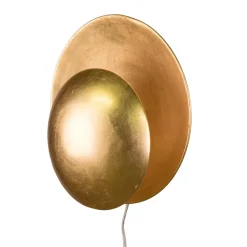 Globen Lighting Orbit wall lamp, gold Gold-coloured