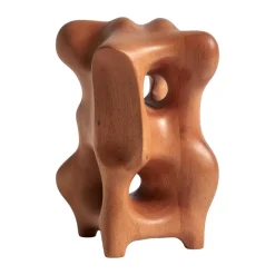 Sculptures & Porcelain Figurines^Ethnicraft Organic sculpture 22 cm, Varnished mahogany Brown